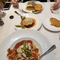 Meatball bolognaise, porobello mushroom lasagne, hash browns and avocado with bacon bits on toast ❤️ at Veganerie - Ratchathewi in Bangkok