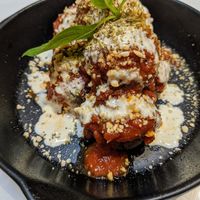 The best mushroom meatballs ever at Veganerie - Ratchathewi in Bangkok