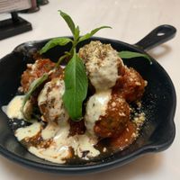 Warm dish. Pretty yummy....missing one ball cos I ate it at Veganerie - Ratchathewi in Bangkok