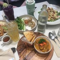 the food is amazing!!! at Veganerie - Ratchathewi in Bangkok