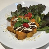 Sweet potatoes  at Veganerie - Ratchathewi in Bangkok
