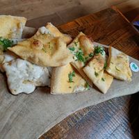 Vegan cheesy garlic bread  #Veganuary at Zizzi in Belfast