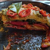 Vegan rainbow Lasagna (veganuary exclusive)  #Veganuary at Zizzi in Belfast