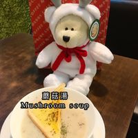 Mushroom soup at Roma's Deli in Central Singapore