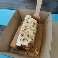 Carrot cake with feijoas at Zens Kitchen Food Truck in Murchison
