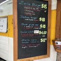 One set of options. I had zen burger.  at Zens Kitchen Food Truck in Murchison