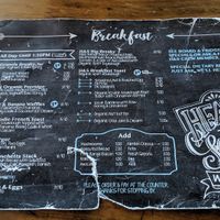 Menu at Heart & Soul Wholefood Cafe in Grafton