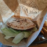 Falafel burguer at Soul Kitchen in Avila