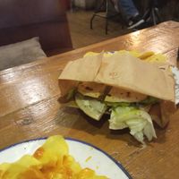 Hamburguesas falafel at Soul Kitchen in Avila