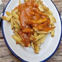 Generosa ración de patatas muy ricas at Soul Kitchen in Avila