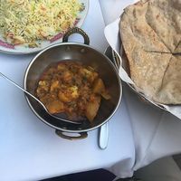 Vegan dish  at Shere-e-Punjab in Tenerife