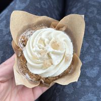 Lemon and Poppyseed muffin (INCREDIBLE)  at Ahimsa The Vegan Cafe in North West London