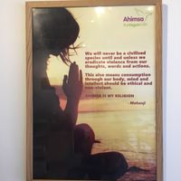 Ahimsa meaning at Ahimsa The Vegan Cafe in North West London