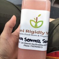 Guava seamoss soursop   at Nanni Juice Bar in Brooklyn