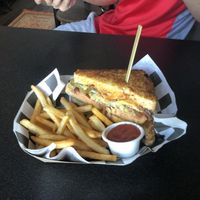 Frisco Melt with Beyond Meat at Woodhouse in Columbus