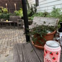 Good outdoor seating  at Woodhouse in Columbus