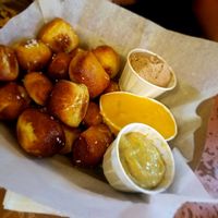 Pretzel bites at Woodhouse in Columbus