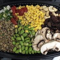 Power vegan salad. I asked for no oil. at Salad Up in Glyfada