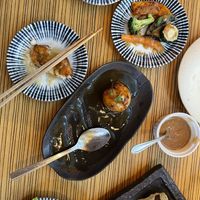 Some vegan options  at Slow Luck Vegetable Bal in Kanazawa