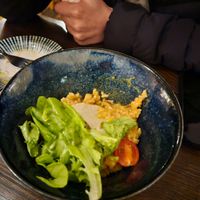 טוב תמונה לא הכי מייצגת אבל זה הקארי והוא היה מאוד טעים! היו גם חתיכות של פטריות בפנים at Slow Luck Vegetable Bal in Kanazawa