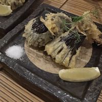 Tempura  at Slow Luck Vegetable Bal in Kanazawa