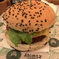   at Ahimsa Burgers in Florianopolis