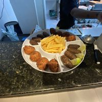 Falafel Platter  at Ahimsa Burgers in Florianopolis