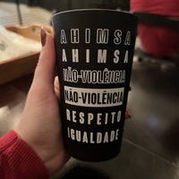   at Ahimsa Burgers in Florianopolis