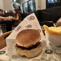   at Ahimsa Burgers in Florianopolis