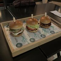 Mini burger  at Ahimsa Burgers in Florianopolis