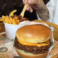   at Ahimsa Burgers in Florianopolis