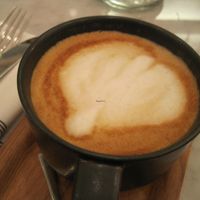 Excellent and affordable café latte. at LOV - McGill in Montreal