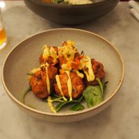 Quinoa croquette at LOV - McGill in Montreal