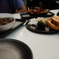 Brussels, kimchi fries, ricotta   at LOV - McGill in Montreal