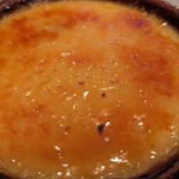 Creme brulee -- good but not great -- texture had too much liquid at LOV - McGill in Montreal