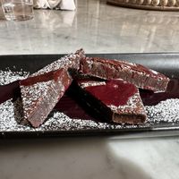 Yummy brownie  at LOV - McGill in Montreal