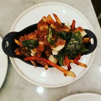Vegan poutine at LOV - McGill in Montreal