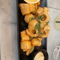 Palm heart calamari at LOV - McGill in Montreal