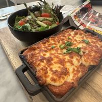 Lasagne (version végétarienne pour mon fils!)  at LOV - McGill in Montreal