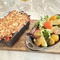 Vegan lasagna (bland)  at LOV - McGill in Montreal