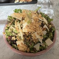 Green goddess salad (massive!)  at LOV - McGill in Montreal