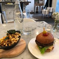 Big LOV Burger and Poutine at LOV - McGill in Montreal