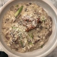 Truffle mushroom risotto   at LOV - McGill in Montreal