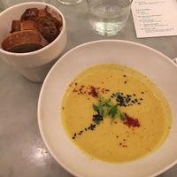 Soup of the day at LOV - McGill in Montreal