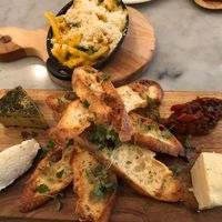 Vegan cheese plate at LOV - McGill in Montreal