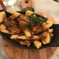 Vegan poutine at LOV - McGill in Montreal