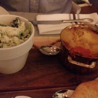 Lasagne avec salade césar at LOV - McGill in Montreal