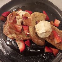 Delicious French toast!! at LOV - McGill in Montreal