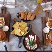 Burgers amazing! Chilli is out of this world delicious!! at LOV - McGill in Montreal