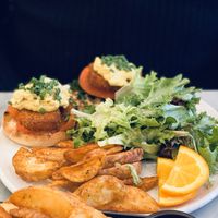 Eggs Benedict at LOV - McGill in Montreal